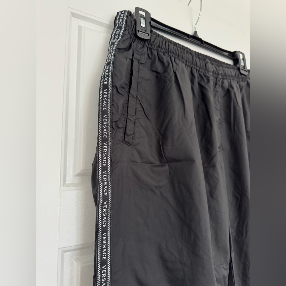 Versace Logo Track Pants Nylon Joggers